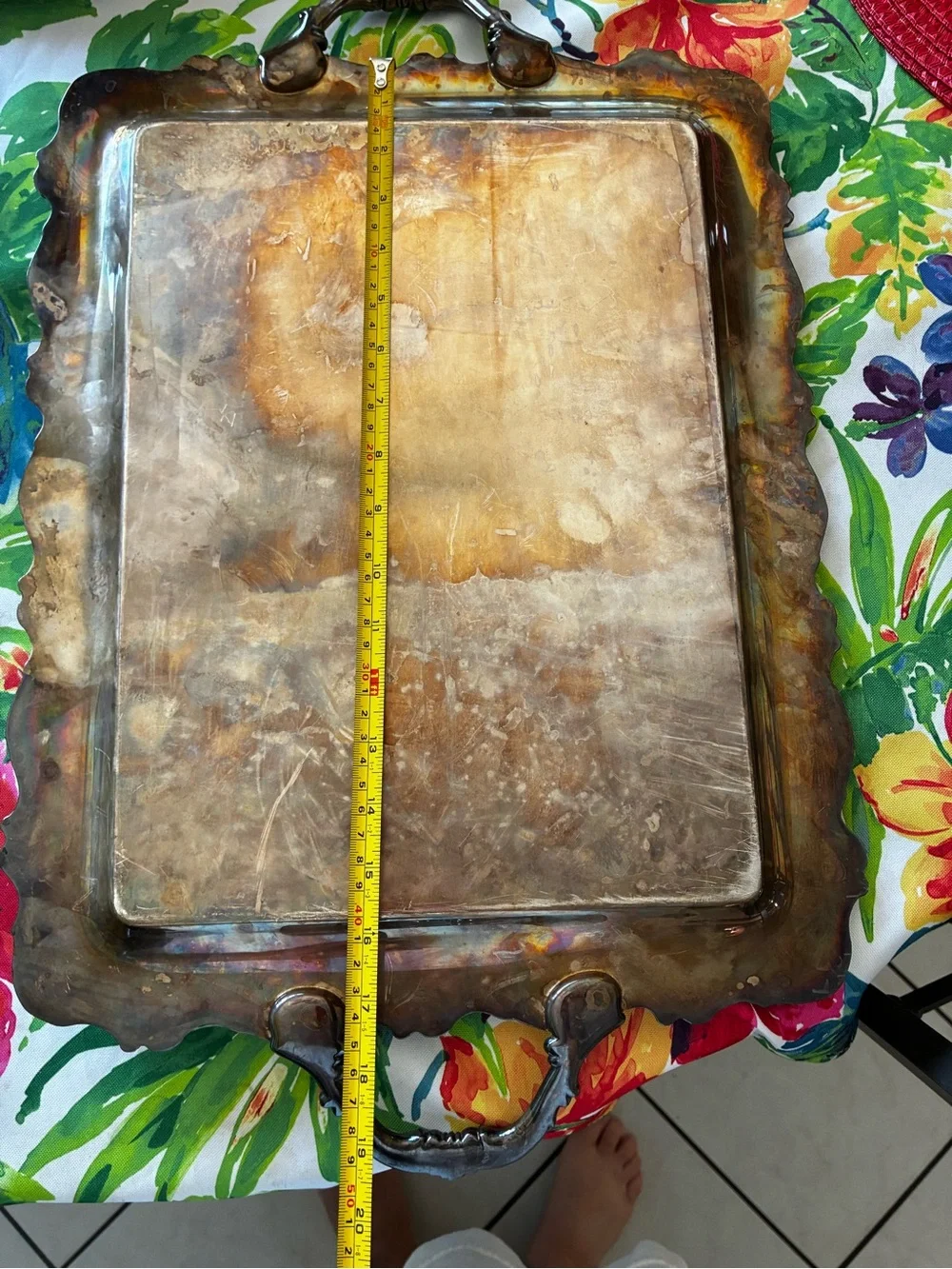 Wilcox Silver Plated Large Serving Tray